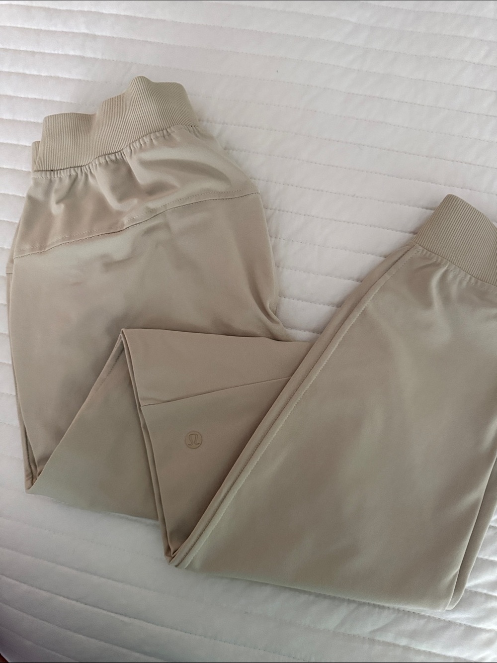 lululemon athletica Beige/Tan Women's Athletic Jogger Pants